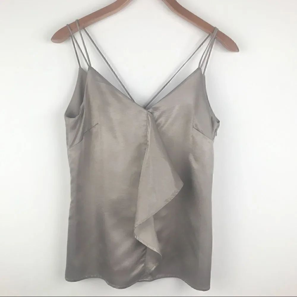 Banana Republic Heritage Collection Silvery Gray Tank Blouse
